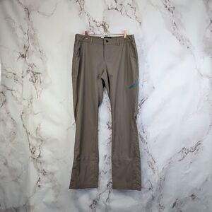 Roscoe Pant Womens 6 Khaki Brown Capri Roll Up Convertible Hiking Camp High Vis